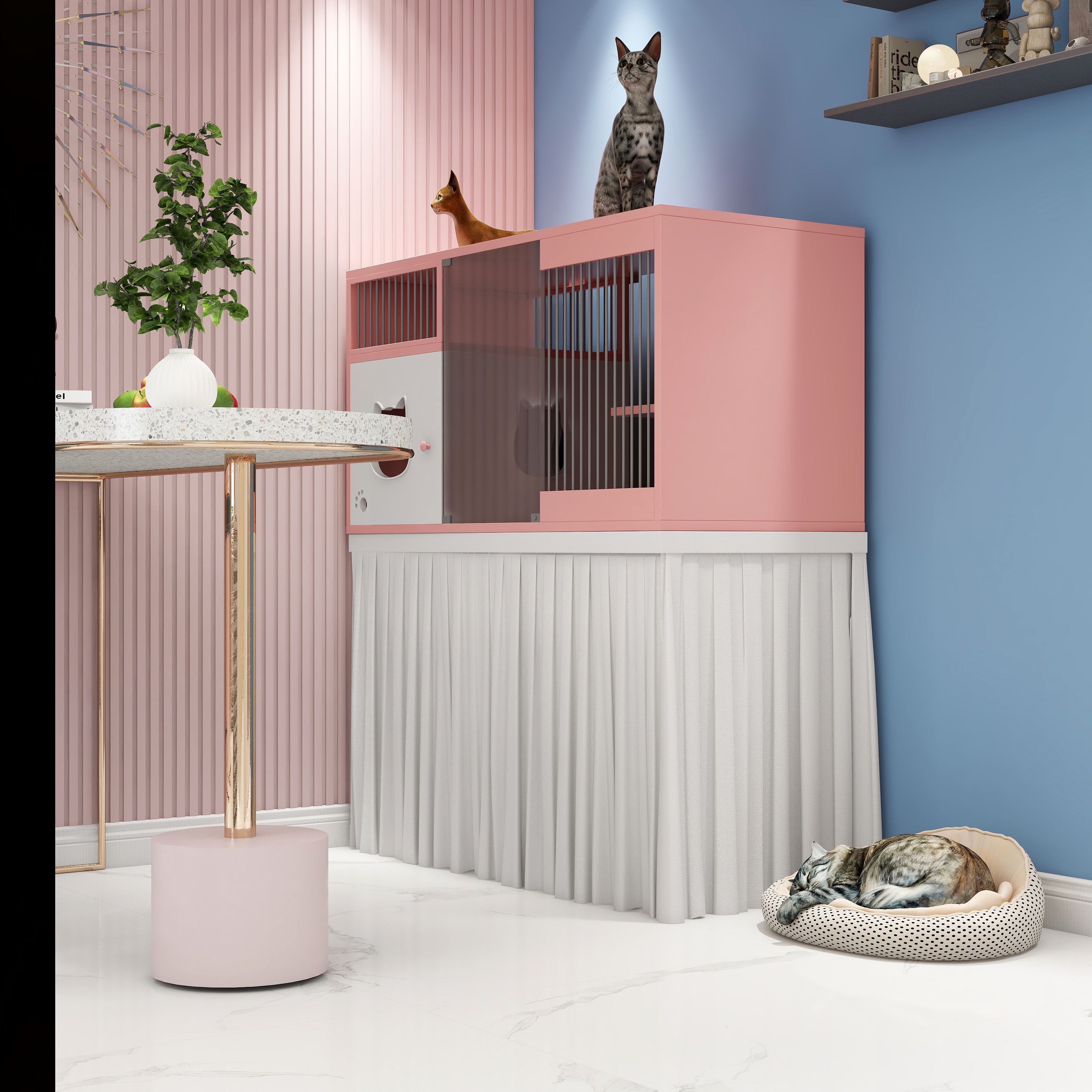 Apr江大宸-德信海德公园83.00㎡A2’3室2厅1卫1厨-装修设计方案