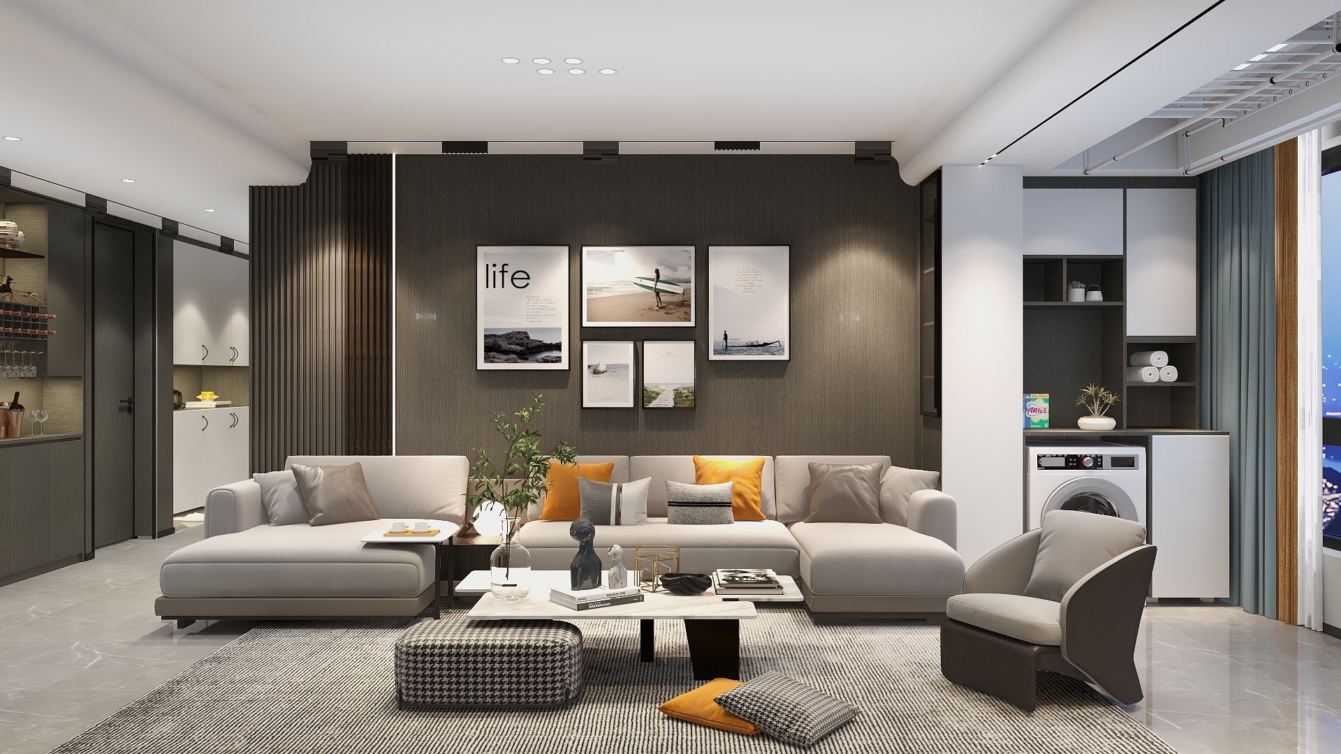 南宫轩-华瑞丽都三居-装修设计方案