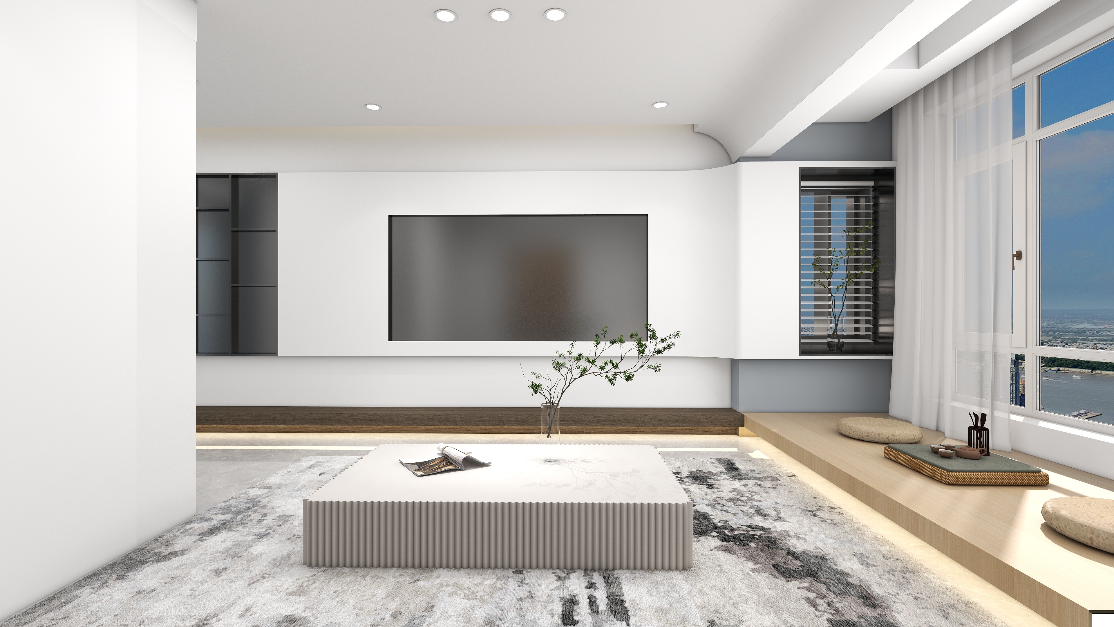 刘小两-丽水花园现代简约风格-装修设计方案