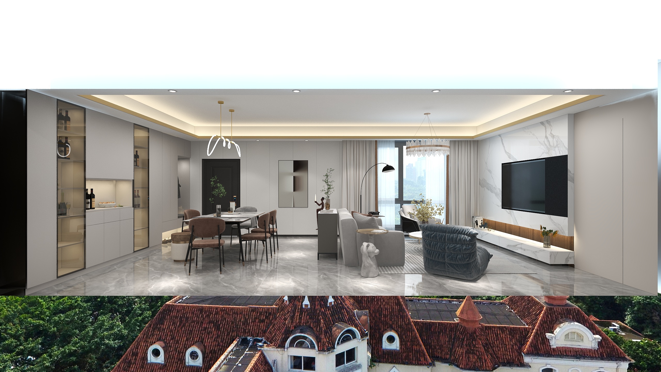 大野Design-百仕达19号竹喧楼6C-装修设计方案