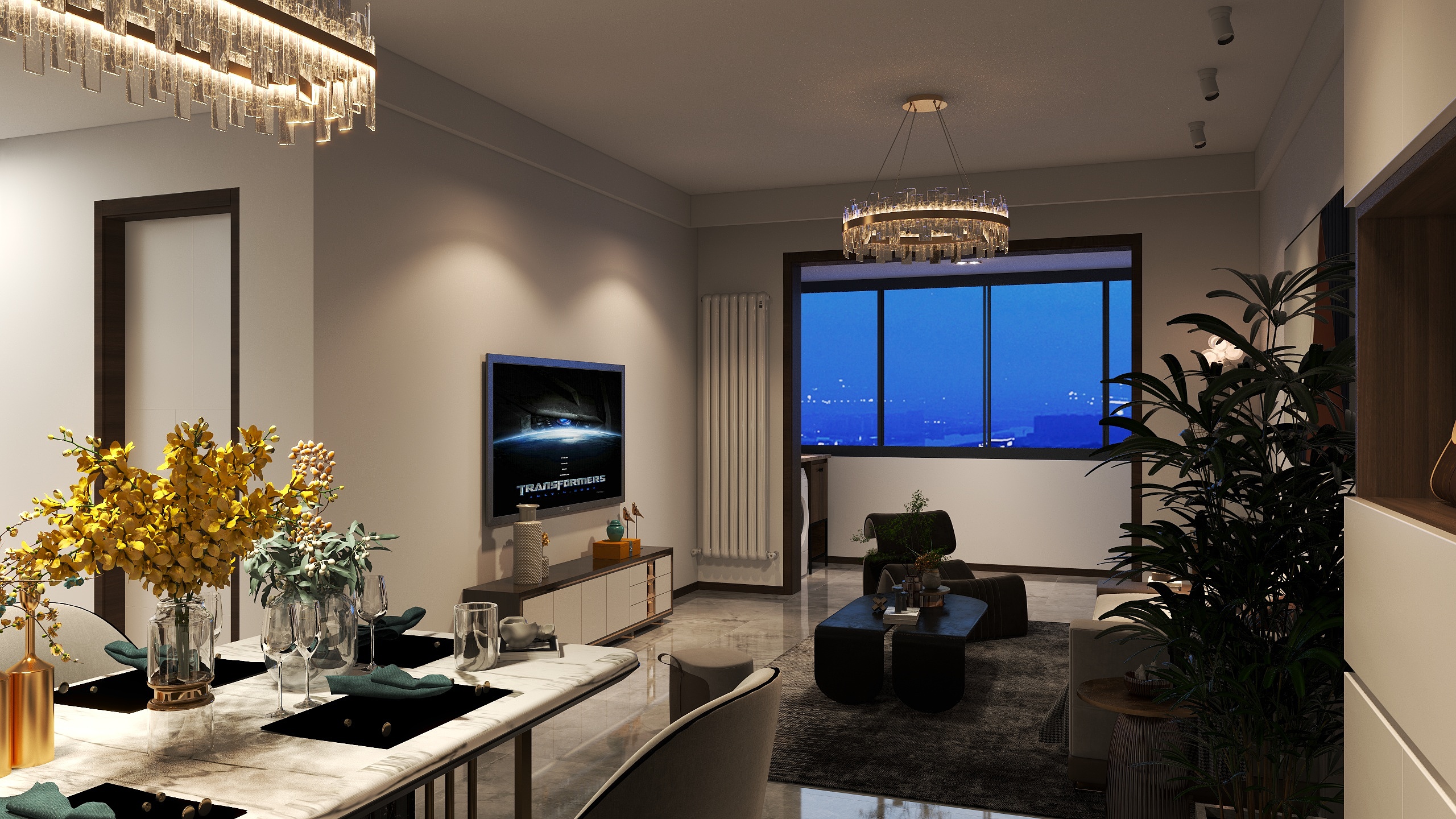 大山-1828-绿园小区.dwg-装修设计方案