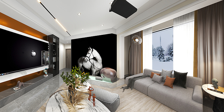 二源一次方-瑞和园89.50㎡B户型3室2厅1卫-装修设计方案