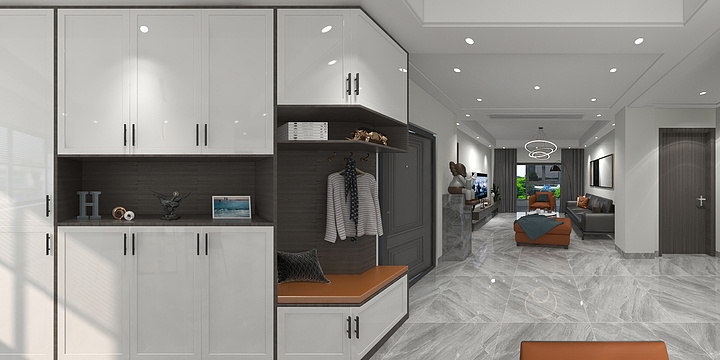 STD设HnXy-时代悦府二期22栋1502-装修设计方案