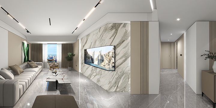 CORAL空间设计-罗西六组团7幢***-装修设计方案