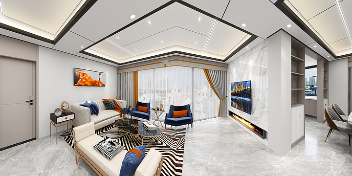 湖北阳新法狮龙-东景城一期A3-3-2-1102-装修设计方案