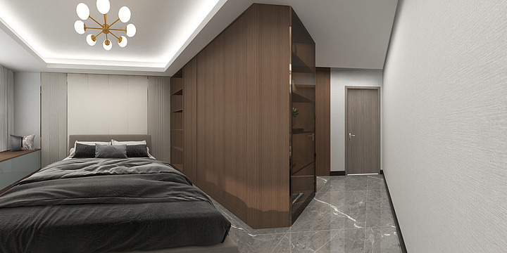 青苹果设计师刘晟宇-香溢府143㎡-装修设计方案