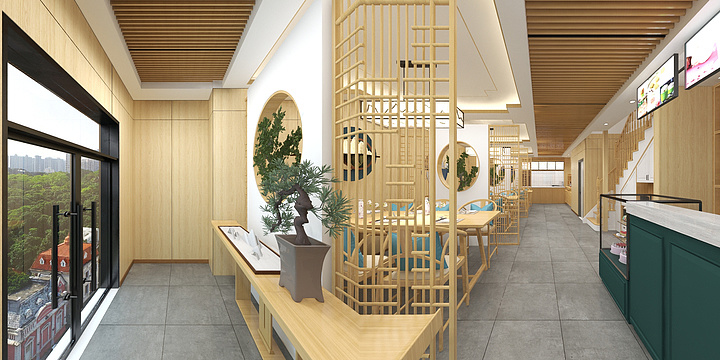 鼎力设计@夏午茶-古城简餐吧-装修设计方案