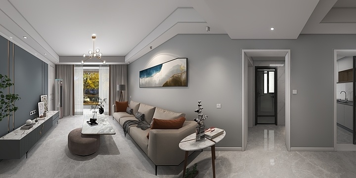 尹公平I忆名建筑装饰设计-水岸花园北区13楼-装修设计方案