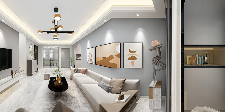 天津宜饰宜家装饰工程有限公司-阳光城6-7-702-装修设计方案