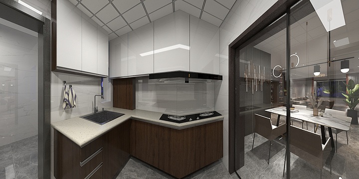 漫步美学高定-锦悦花苑-装修设计方案