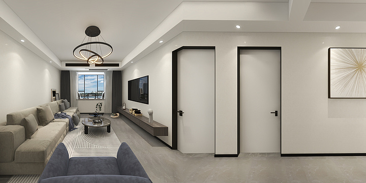 XSHUQI-墙南小区6#7#户型.dwg-副本-装修设计方案