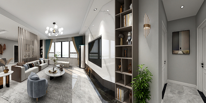 如封似闭-颐合府131现代-装修设计方案