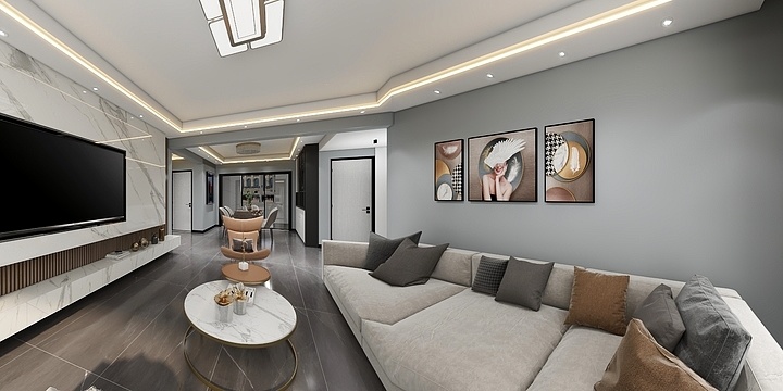 栋昇全案设计工作室-令牌香榭国际2号楼128-装修设计方案