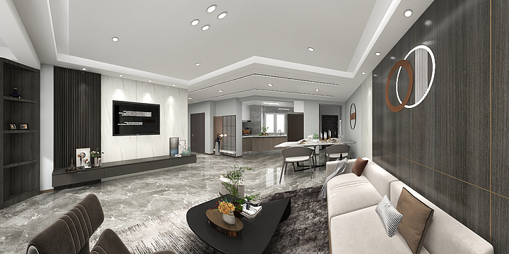 神施鬼设-将军河畔128㎡-样板间--汪琦-装修设计方案