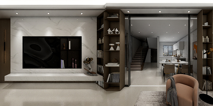 桂丽设计19994658661-世纪新苑一楼现代风格-装修设计方案