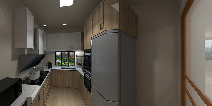 沈茗-水木年华-5-甲-601.dwg-装修设计方案