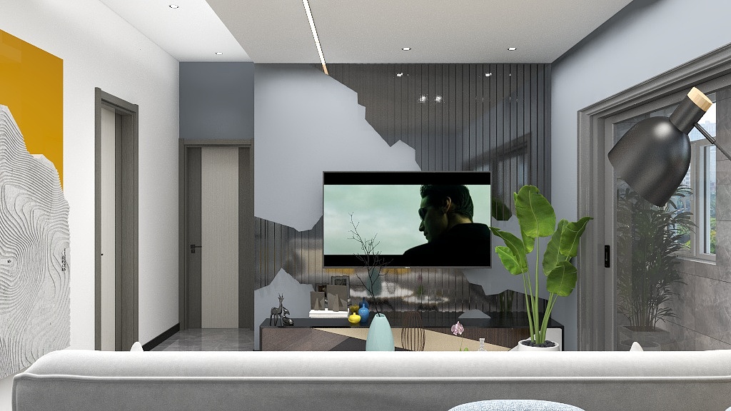 180****8257RJzk-瑞和园89.50㎡B户型3室2厅1卫-装修设计方案