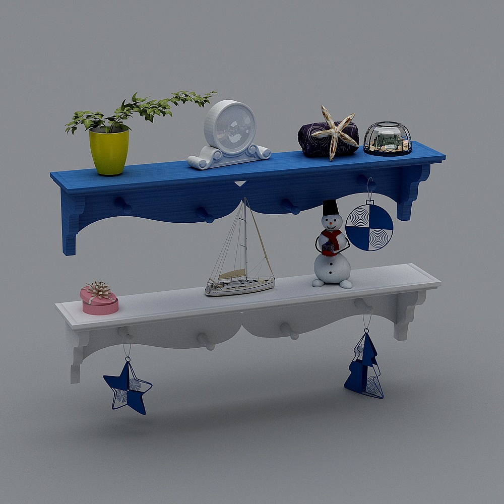 糖半甜-壁架3D模型