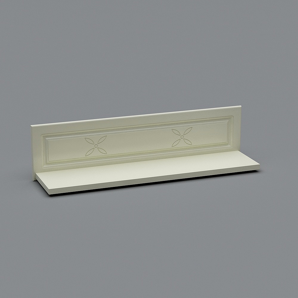 简欧名家具 简欧 米兰时尚系列 置物架 SKZ06 珠光色 1000*270*255mm