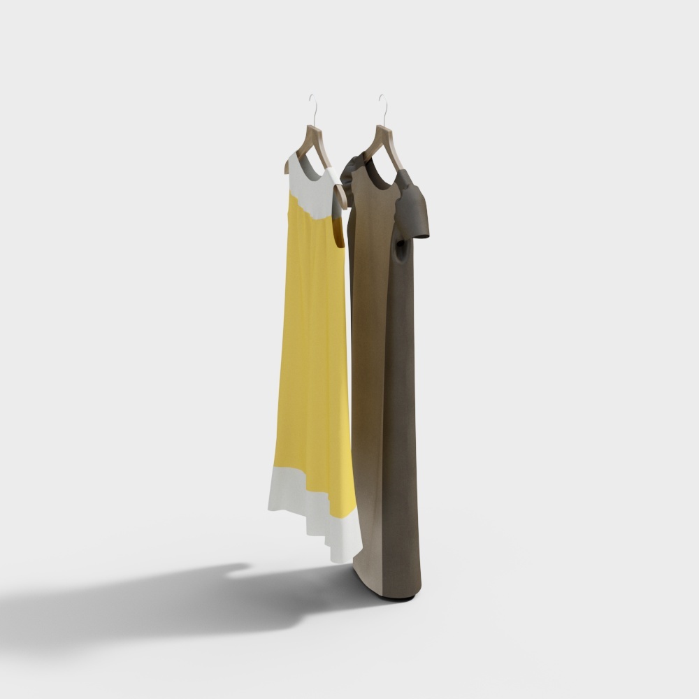 吊挂衣服33D模型