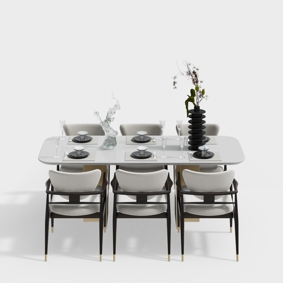 Luxury Dining Sets,black