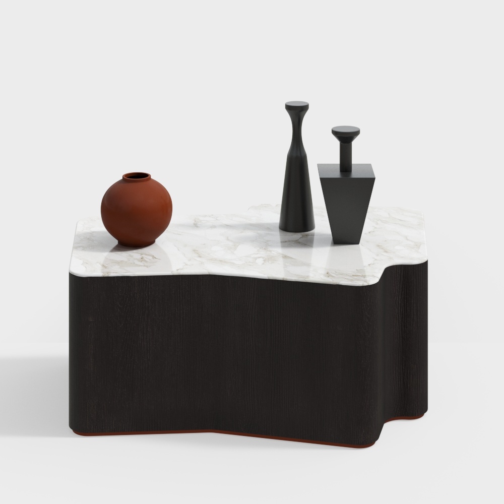 意大利 Minotti 现代轻奢不规则边几