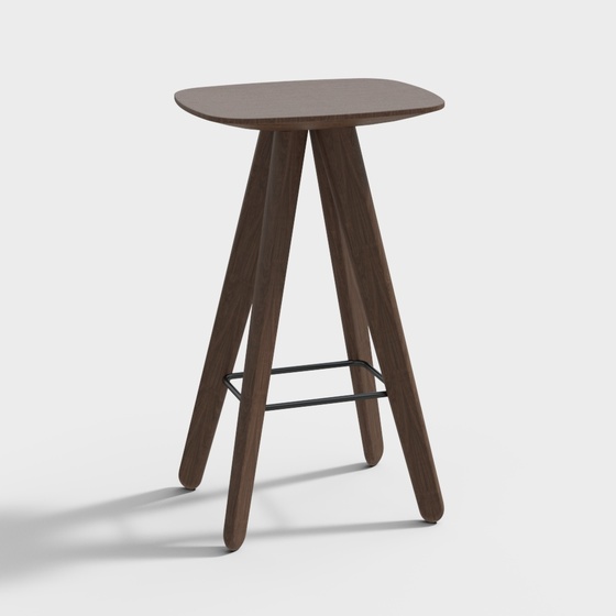 Scandinavian Bar Stools,brown