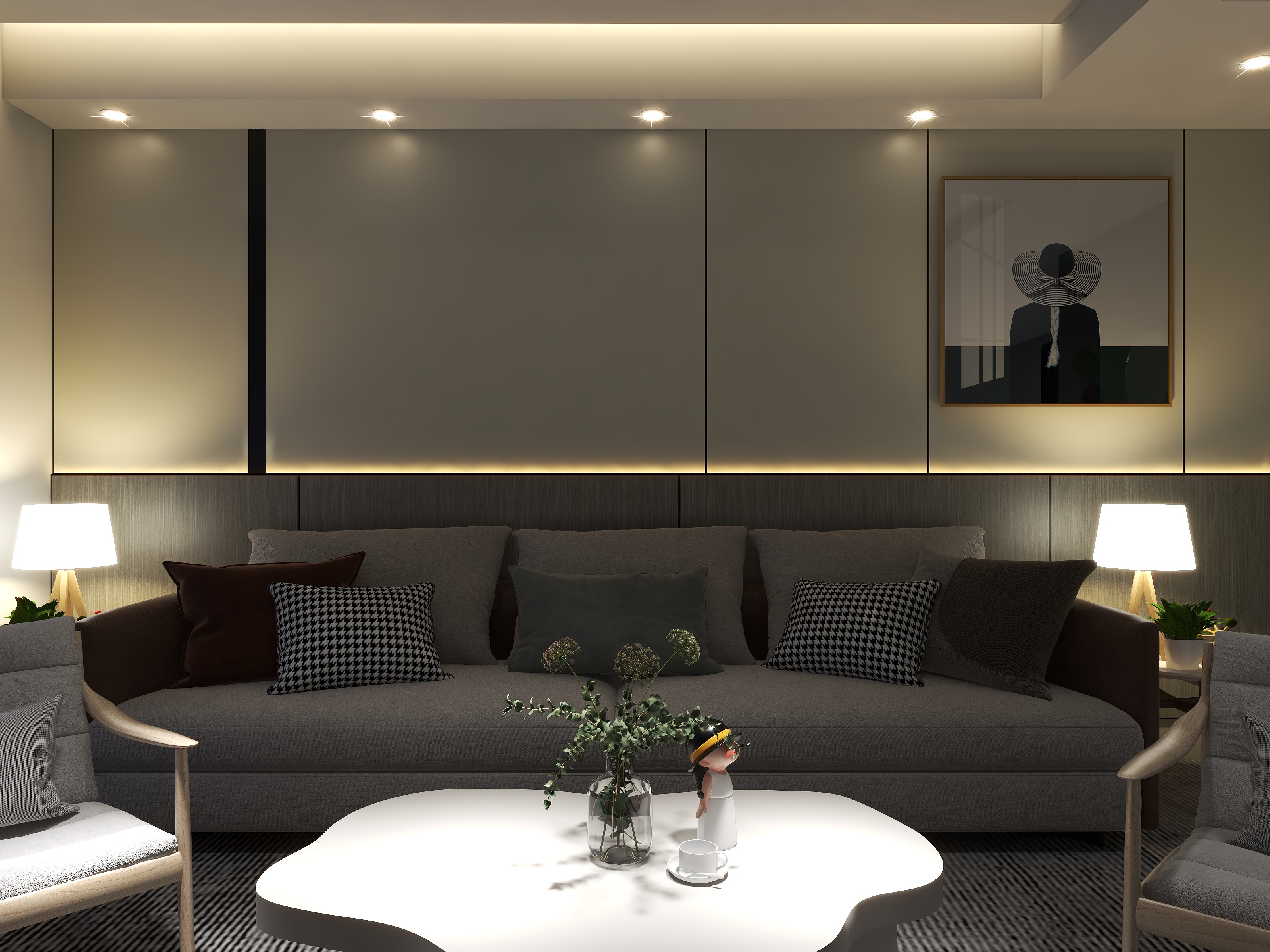 何以晨不会设计-简约-装修设计方案