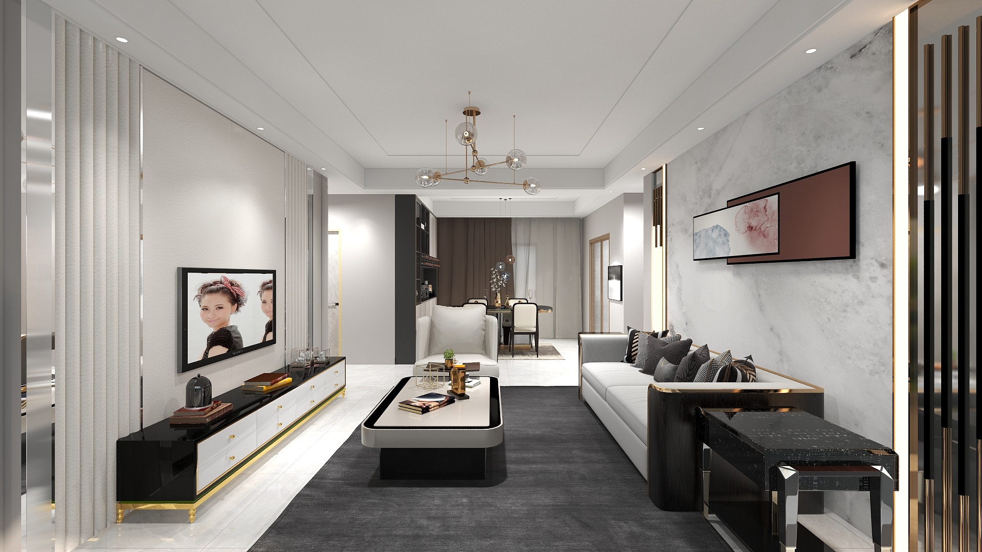 欧阳斌设计工作室-碧海云天·海岸城-装修设计方案