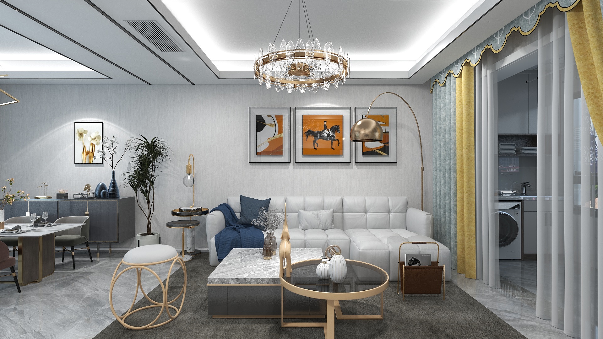 空间设计颜斌-美园03户型-装修设计方案