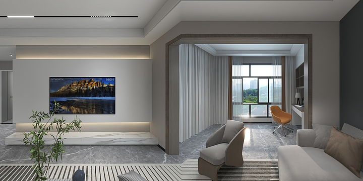 卓品居設計-峰域湾孙总雅居.dwg-装修设计方案