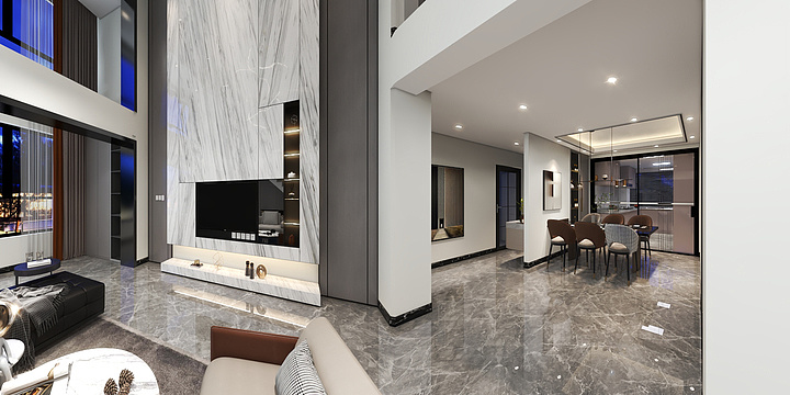 装饰设计鲁悦-天沐华府.dwg-装修设计方案