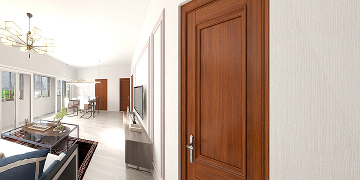 墨擎宇-瑞和园89.50㎡B户型3室2厅1卫-装修设计方案