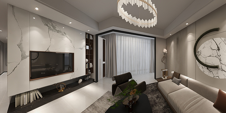 YH-Designer-香逸铂悦83㎡3室-装修设计方案