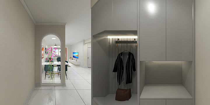 鞍山躺平第一人-7号湖畔101平.dwg-装修设计方案