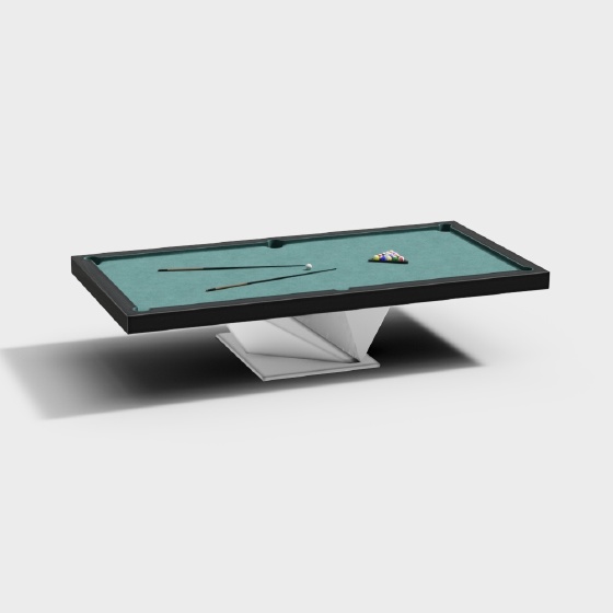 Modern pool table billiard stick holder