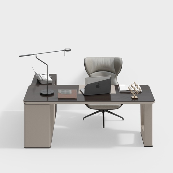 Modern office desk and chair desk-1