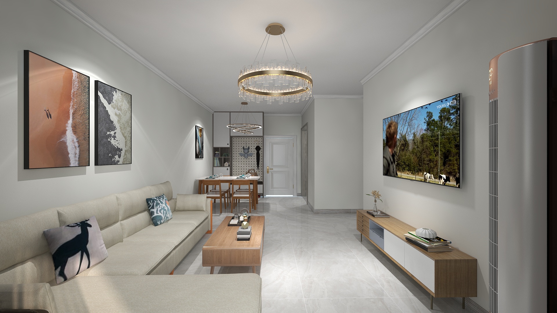 空间设计颜斌-公园印象美园极简风-装修设计方案