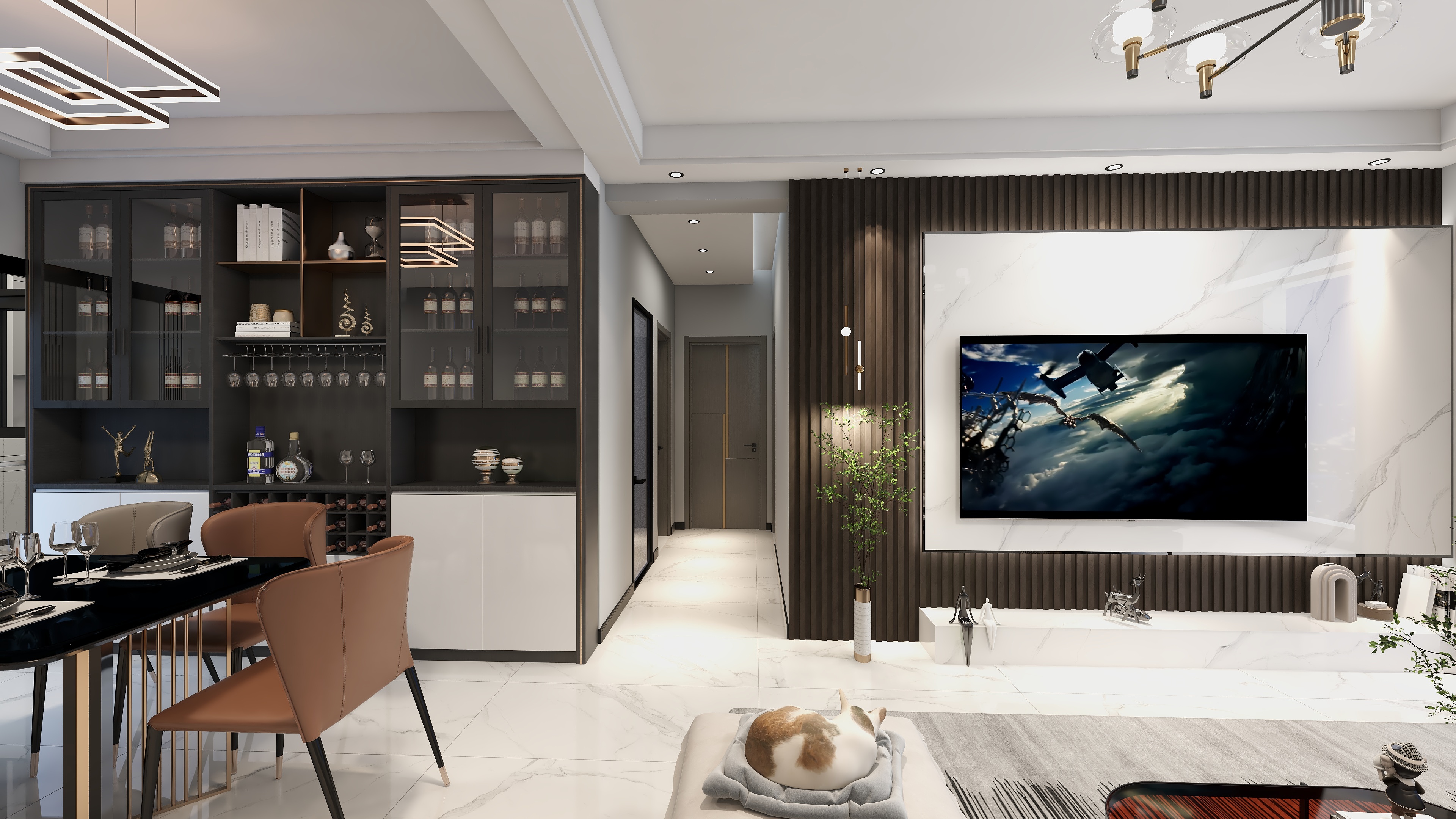 淡漠红尘诗酒人生-幸福里雅居-装修设计方案