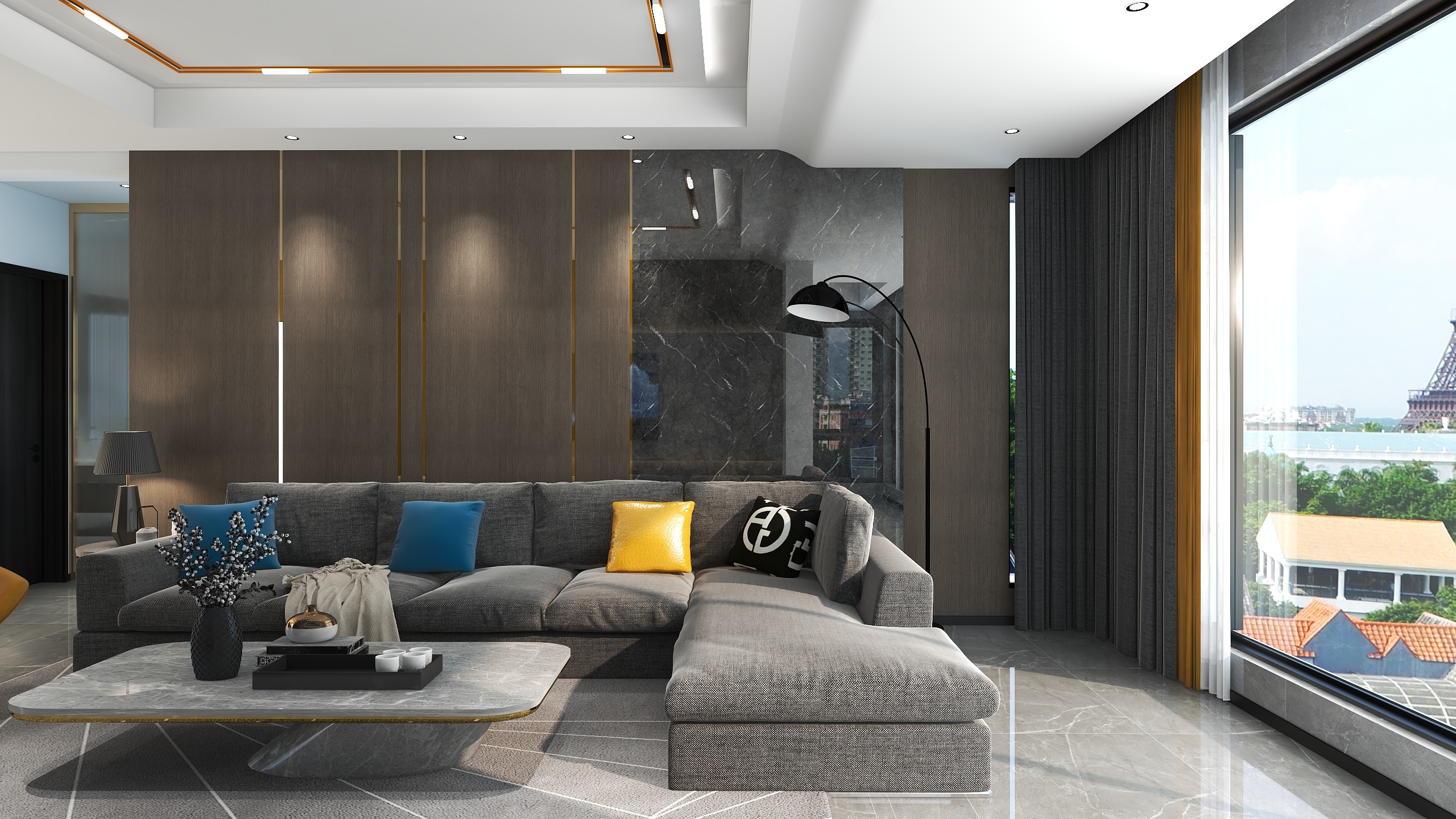 九尾狐k11-禧悦春城装修效果图