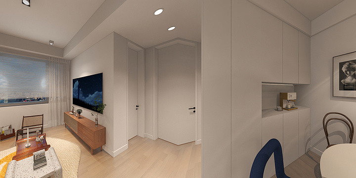 山也设计-凤凰北苑-山也设计.dwg-装修设计方案