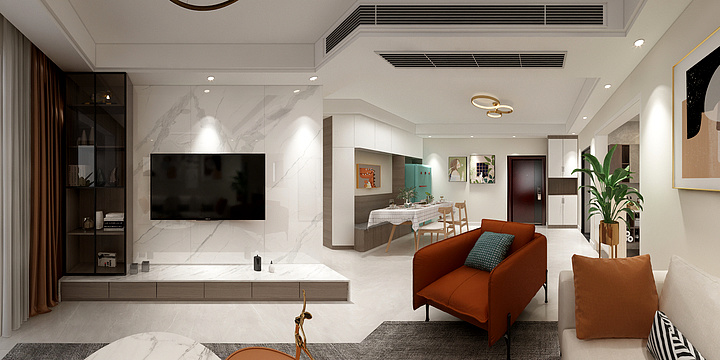 南阳积木家装修-碧桂园江湾城.dwg-装修设计方案