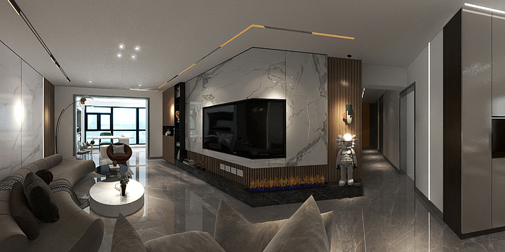 涵宇设计工作室-正央公园11-1-1001-装修设计方案