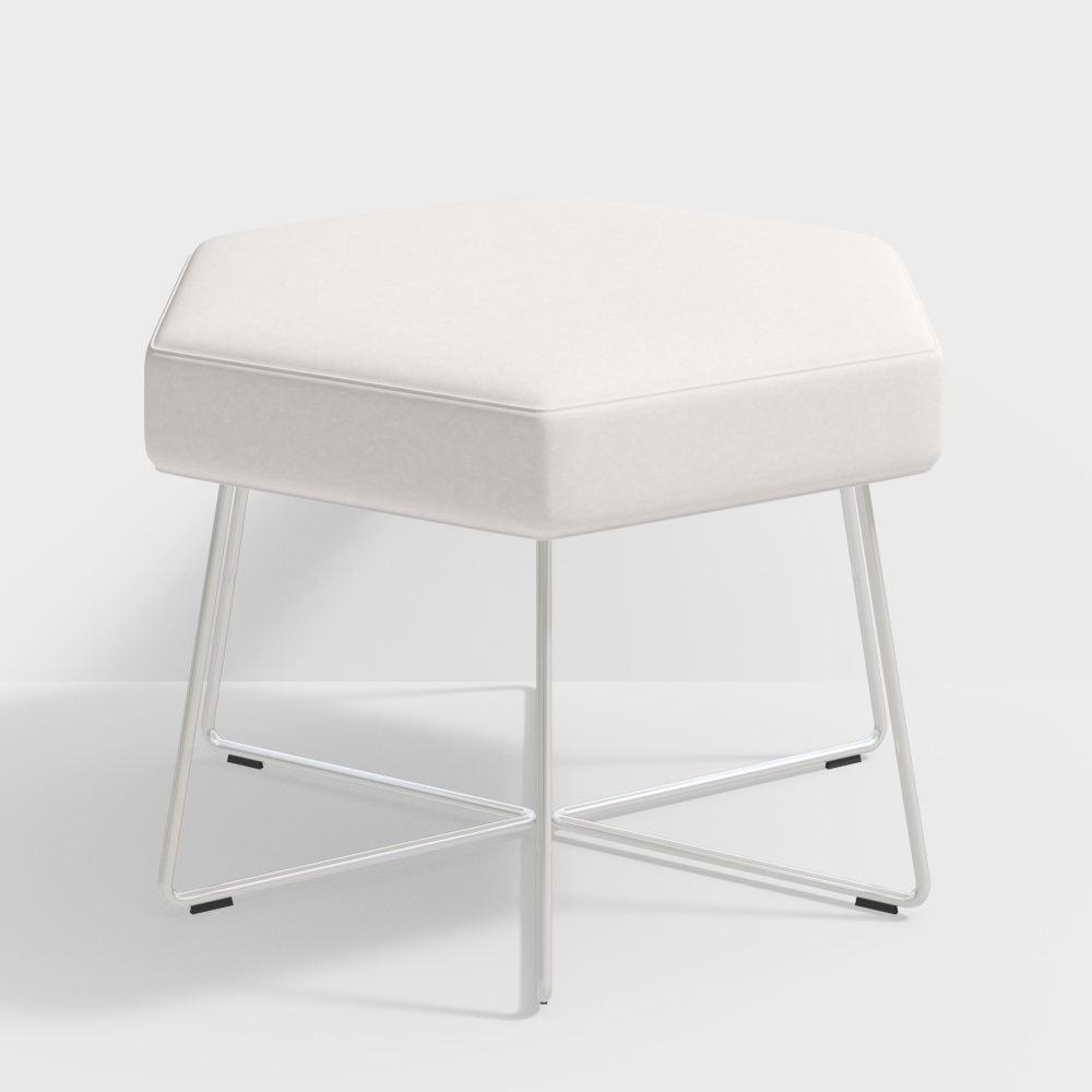 naughtone_pollen_stool_wire_frame_beige