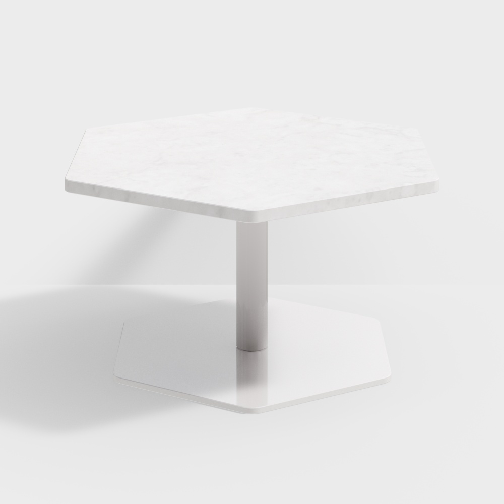 naughtone_pollen_low_table_ped_base3D模型