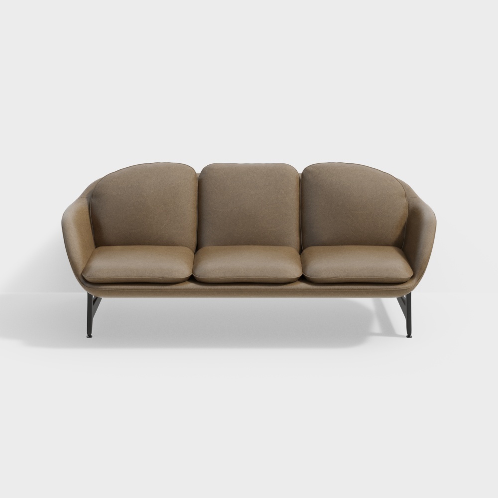 Cassina vico sofa 三人沙发3D模型