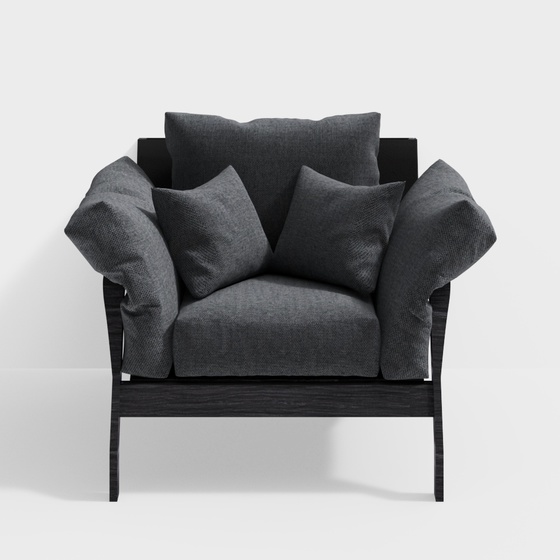 Cassina Luxury Contemporary Seats & Sofas,Single Sofa,Single Sofa,Black