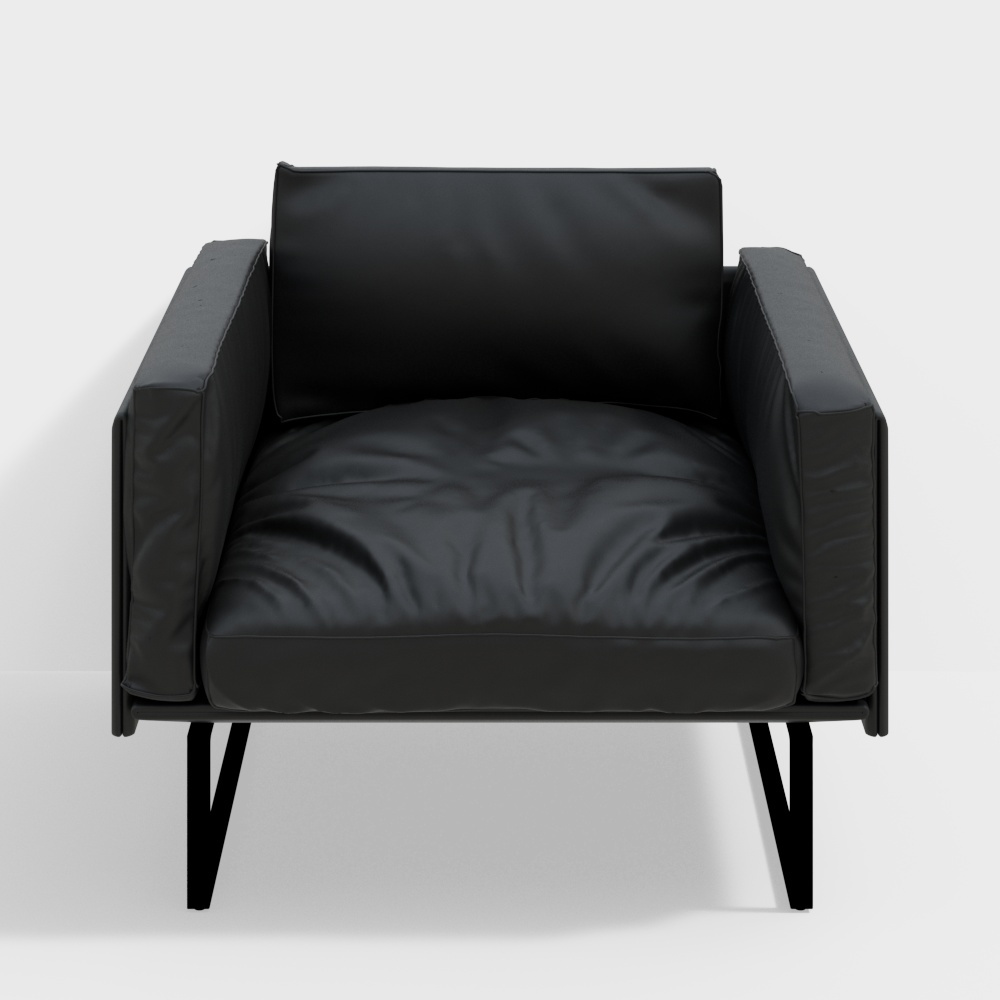 Cassina otto 202 sofa  单人沙发3D模型