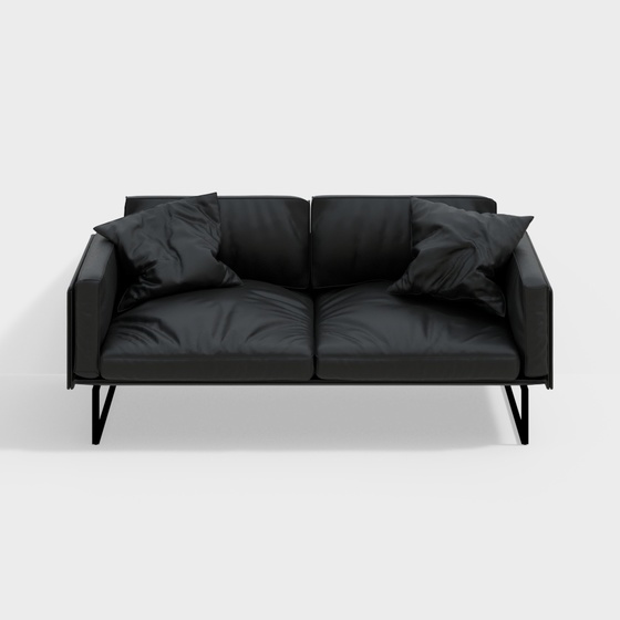 Cassina Luxury Contemporary Modern Seats & Sofas,Loveseats,Loveseats,Black
