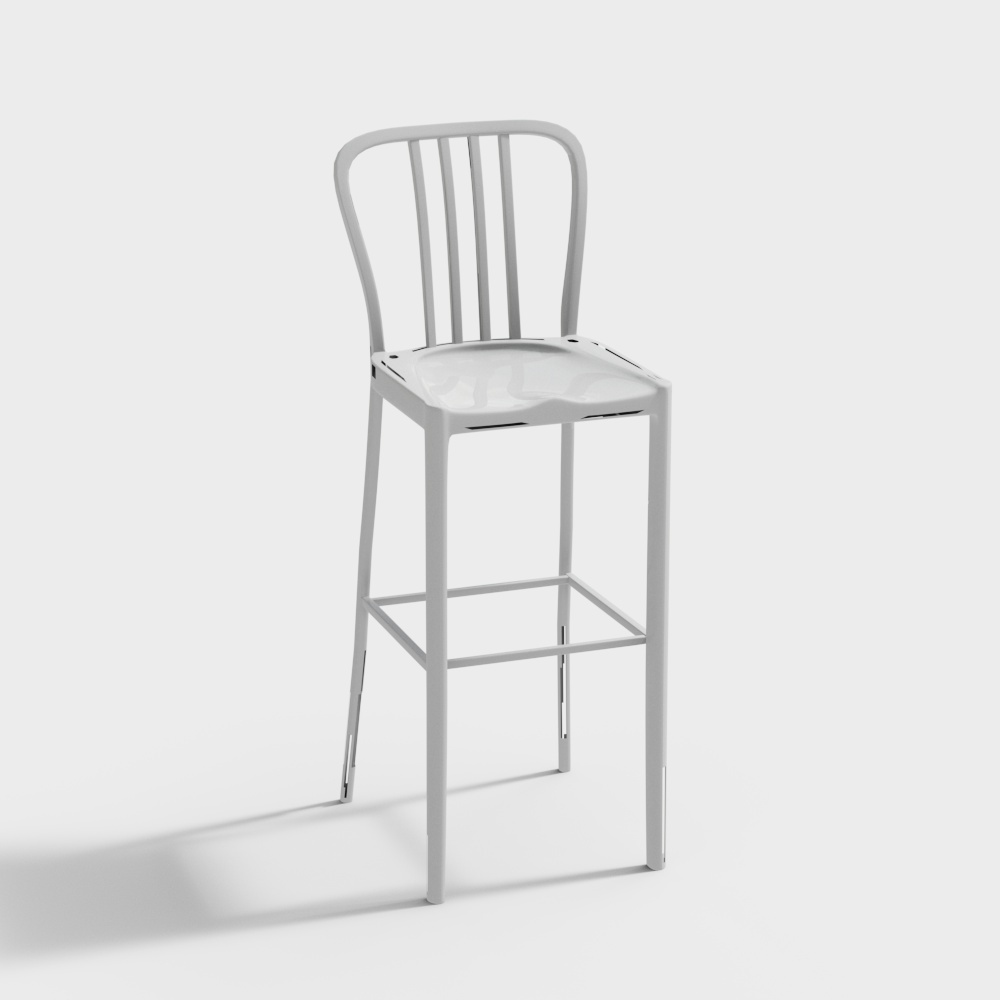Michelson 30 Bar Stool 吧椅3D模型